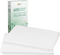California Design Den Luxuriously Soft 600 Thread Count 100% Cotton King Size White Pillowcase Set of 2, Fits King Pillows
