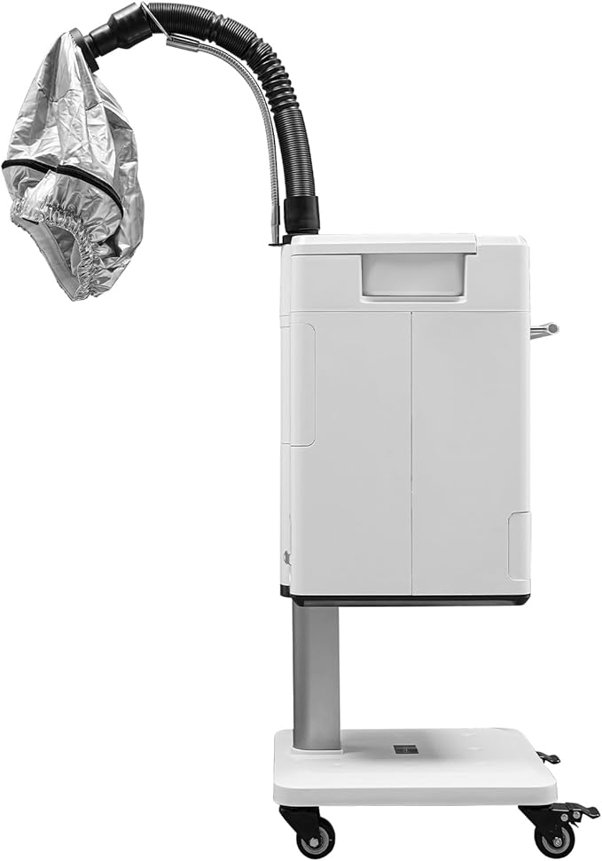 Professional Hair Steamer, 110V 500W Vertical Nano Anion Hair Color Processor Stand Hair Care Hair Repair Salon Spa Equipment or Hydration, Dry Hair Treatment-Heated Steamer for Spa, Home Use 32-140℉
