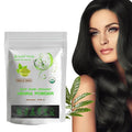 100% Organic Henna Hair Color – Natural, Chemical-Free Hair Dye for Rich, Vibrant Color & Gloss – Grey Coverage, Safe for All Hair Types, Vegan Non-Toxic, Herbal Hair Treatment (NATURAL BLACK)