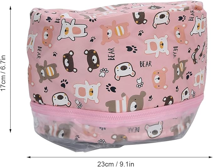 Heat Cap for Hair Deep Conditioning, Electric Hair Heating Cap Adjustable Oil Treatment Steamer Hat Detachable Hair Care Toolus Plug 110V