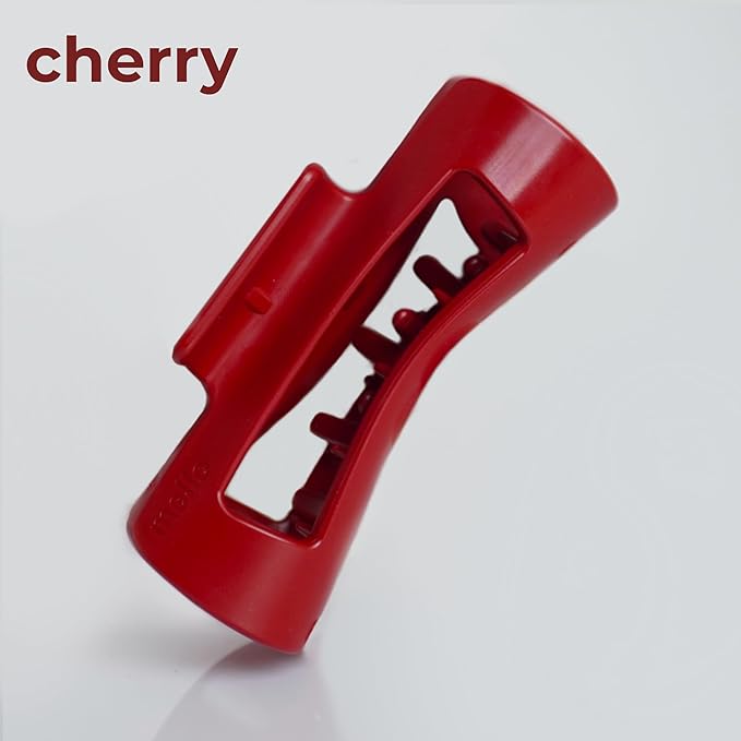 The Original Mello Hair Claw Clip Squishy Claw Clip Made in Korea Patent Pending 30021976 (Pink, Red, Blue, Black, Brown, White, 6 Pack Medium)