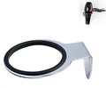 Wall Mounted Hair Dryer Stand, Stainless Steel , Hair Tool Storage, Suitable for Bathrooms, Hair Salons, Hotels (Silver 1 PCS)