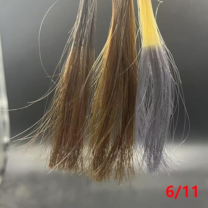 PureStyle 100ml Professional Permanent Hair Color Dye Cream Ammonia Free, Long Lasting Medium Grey Color, 100% Gray Coverage, Natural Shine, For All Hair Types Easy At Home Application