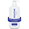 Routine Wellness Anti-Thinning Shampoo for Thinning Hair - Biotin DHT Blocker Women & Men - Color Safe Shampoo for Hair Loss & Healthy Hair - Unscented -14oz