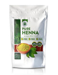 Natural Henna Hair Color Dye, 100% Pure Henna Powder for Hair Growth Organic (200g/7.05 ounce, Brown Red)