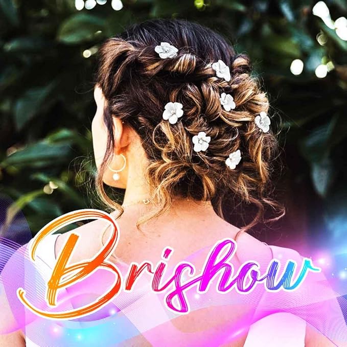 Brishow Gold Star Decorative Hair Pins Hair Clips Bobby Pins for Women