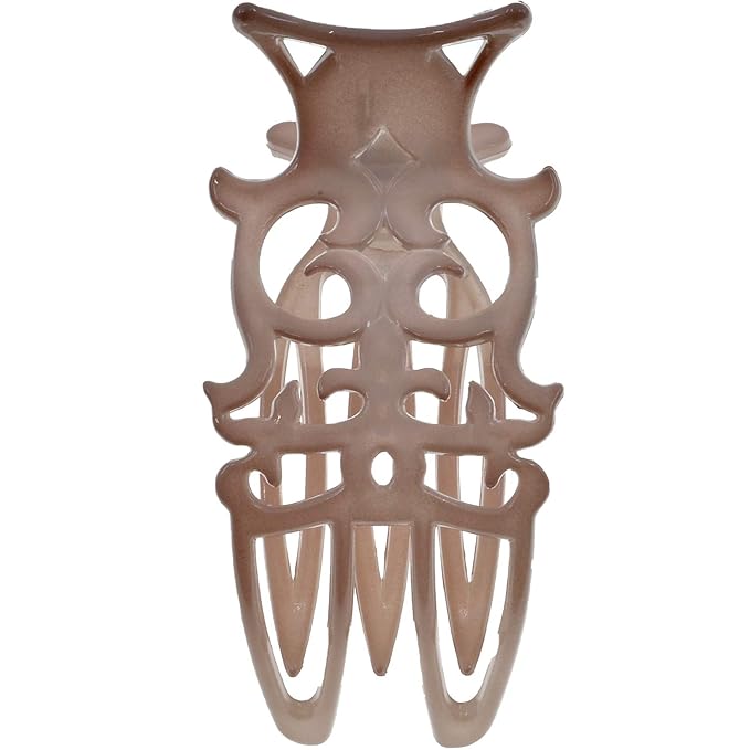 Camila Paris CP2902 French Hair Clip for Women, Hair Side Clips, 3 inch Girls Hair Claw Clips Jaw Fashion Durable Styling Hair Accessories for Women, Strong Hold No Slip Grip, Made in France. Nude