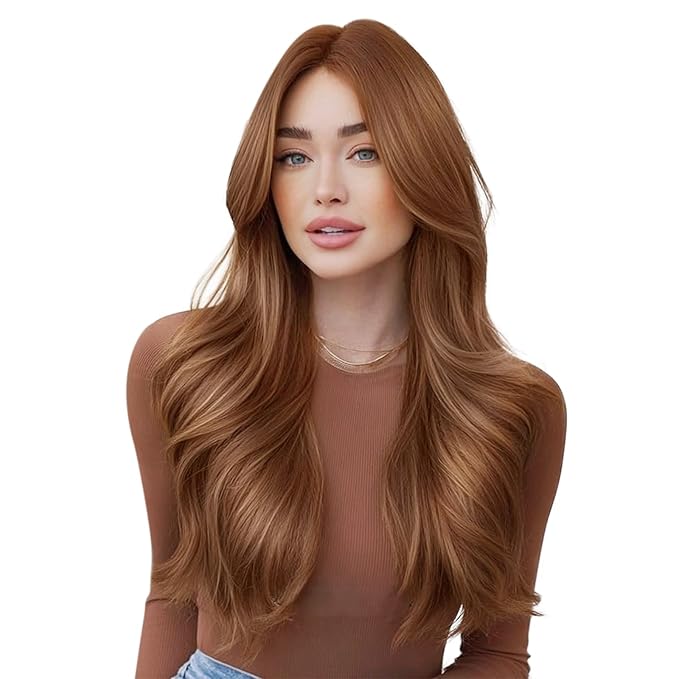 Moresoo Copper Clip in Hair Extensions Human Hair Short Copper Brown Human Hair Clip in Extensions for Women Remy Hair Extensions Straight 80g 5pieces 12inch Double Weft #330