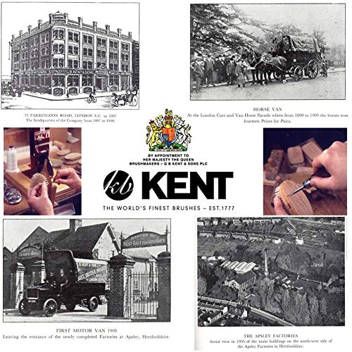 Kent 16T G Black Graphite Fine and Wide Tooth for Daily Grooming, Handmade Styling Comb for All Hair Types, Wet or Dry Hair Detangling Comb for Men and Women, Saw Cut Hand Polished, Made in England