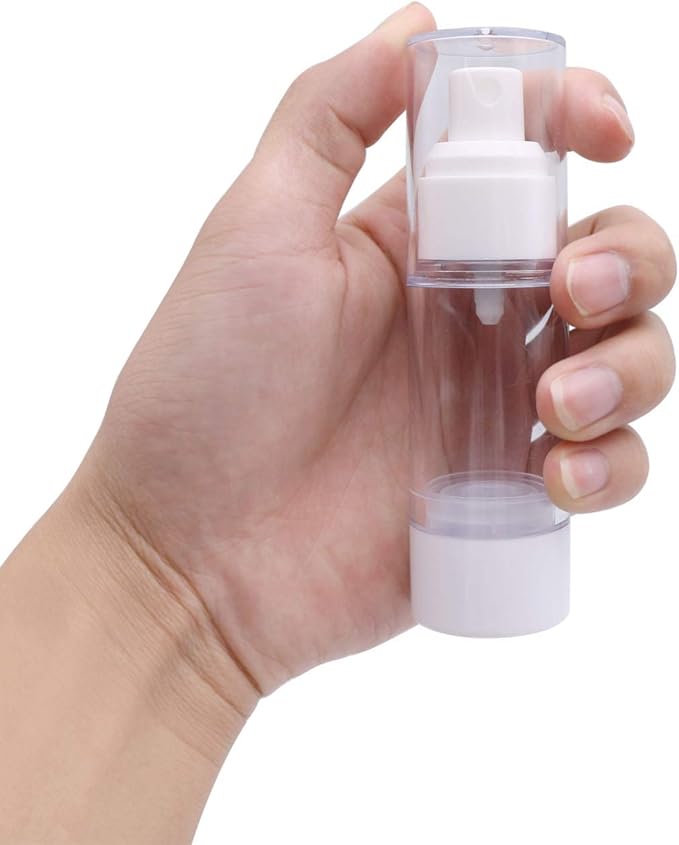 TRENDBOX 30ml / 1oz Airless Spray Bottle Refillable Travel Container for Cosmetic Makeup Water - 6 Pack