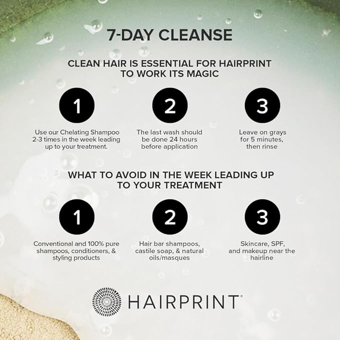 Hairprint True Color Restorer in Light Brown | Patented for Restoring Gray Hair | Replenishes Natural Pigment | Adds Body, Strength, & Texture | At-Home Treatment | Dye-Free & Non-Toxic