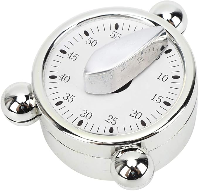 Mechanical Timer Cooking Reminder Precise Alarm Clock Countdown Reminder for Kitchen Hairdressing,Kitchen Timer, Beauty Salon, Hair Color Processing, Cooking, Baking, Kitchen Timer, Mechanical T