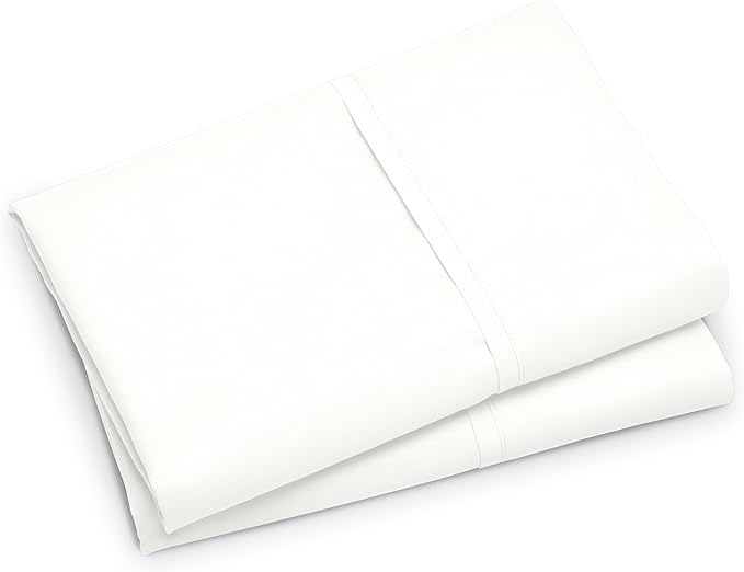 Bare Home Microfiber Pillow Cases - Standard/Queen Size Set of 2 - Cooling Pillowcases - Double Brushed - Ivory Pillowcases 2 Pack - Easy Care (Standard Pillowcase Set of 2, Ivory)