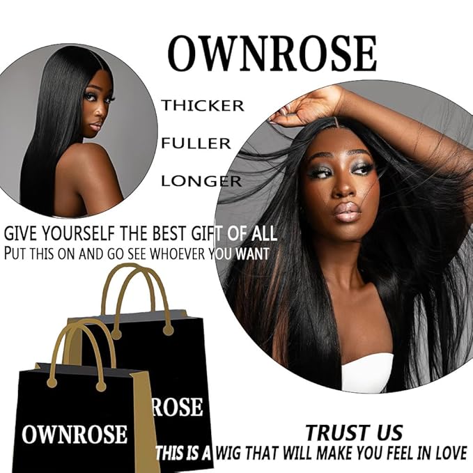 13x6 Lace Front Wigs Human Hair 200 Density Straight Lace Front Wigs Human Hair Pre Plucked 22 Inch Glueless Wig HD Lace Frontal Wigs for Black Women