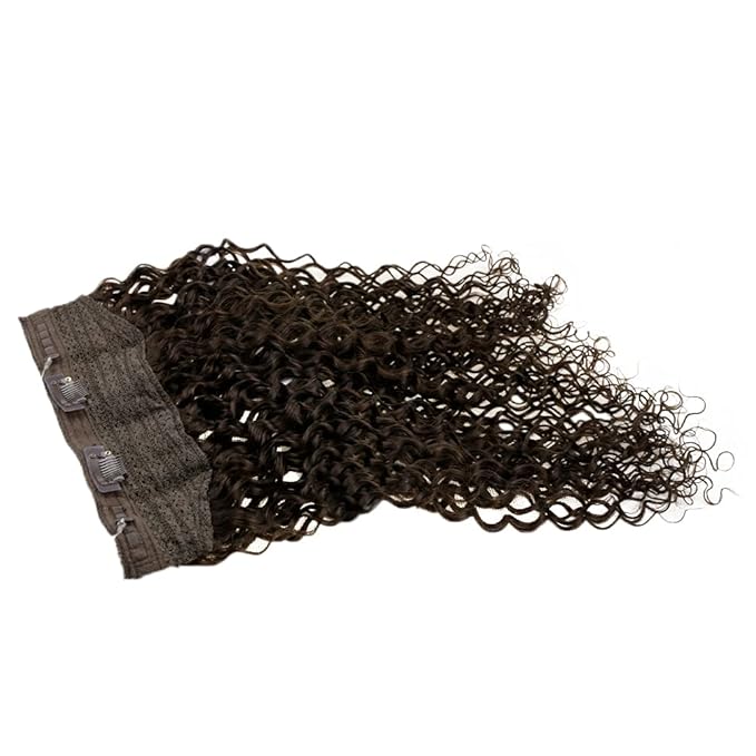 RUNATURE Balayage Clip in Hair Extensions, Real Human Hair Extensions Clip Ins, Double Weft Human Hair Clip in Extensions, Remy Natural Hair, 14 Inch 50g 3pcs #3/8/22 Walnut Brown to Blonde Balayage