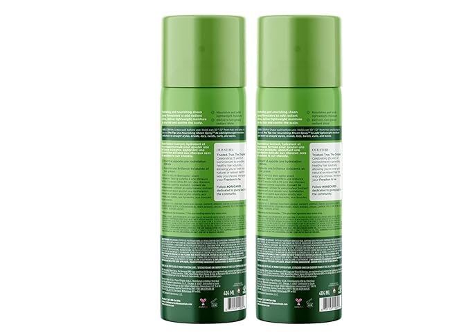 ORS Olive Oil Nourishing Sheen Spray infused with Coconut Oil 10 Ounces (Pack of 4)