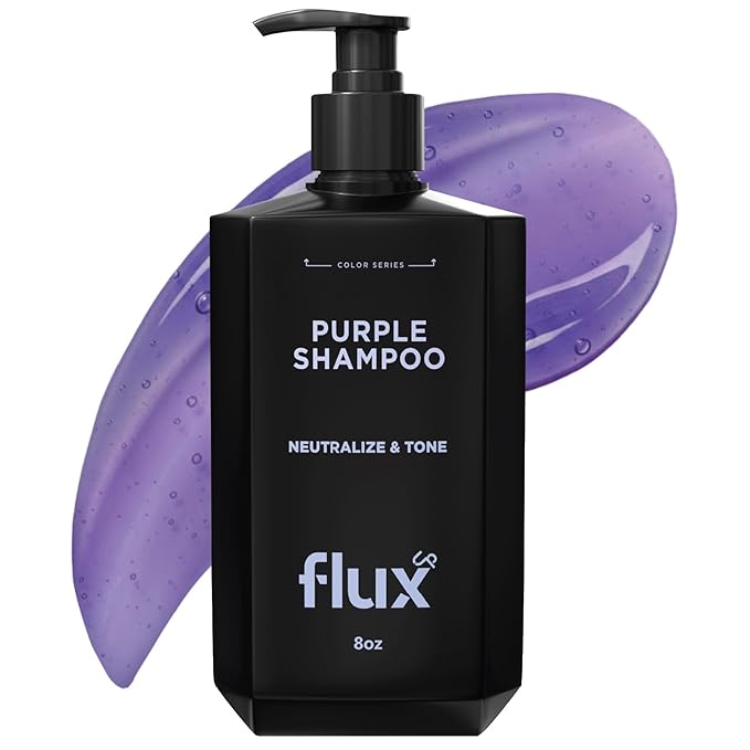 Purple Shampoo for Blonde Hair Women & Men – Blonde & Silver Hair Toning – Sulfate-Free Anti-Brass Purple Shampoo for Blondes, Highlights & Color-Treated Strands – 8oz