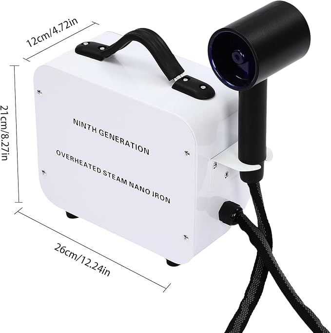 Nano Hair Steamer Machine, Multifunctional Nano Steamer with Adjustable Mist, Hair Salon Steamer Gun, 1300W Professional Nano Spray Vaporizer with 11.83oz Tank for Home Salon Pets & Skin Care