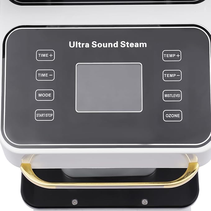 Nano Hair Steamer, Professional Micro Mist Hair Color Processor with 2 Vaporizing Caps, 650W Vertical Hair Care Machine with Rolling Wheels, Salon Spa Equipment for Deep Hair Care Repair, Hair Styling