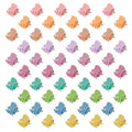 50 PCS Mini Hair Claw Clips， Bangs Strong Grip Multifunction Clamp Clips. (Macaron)