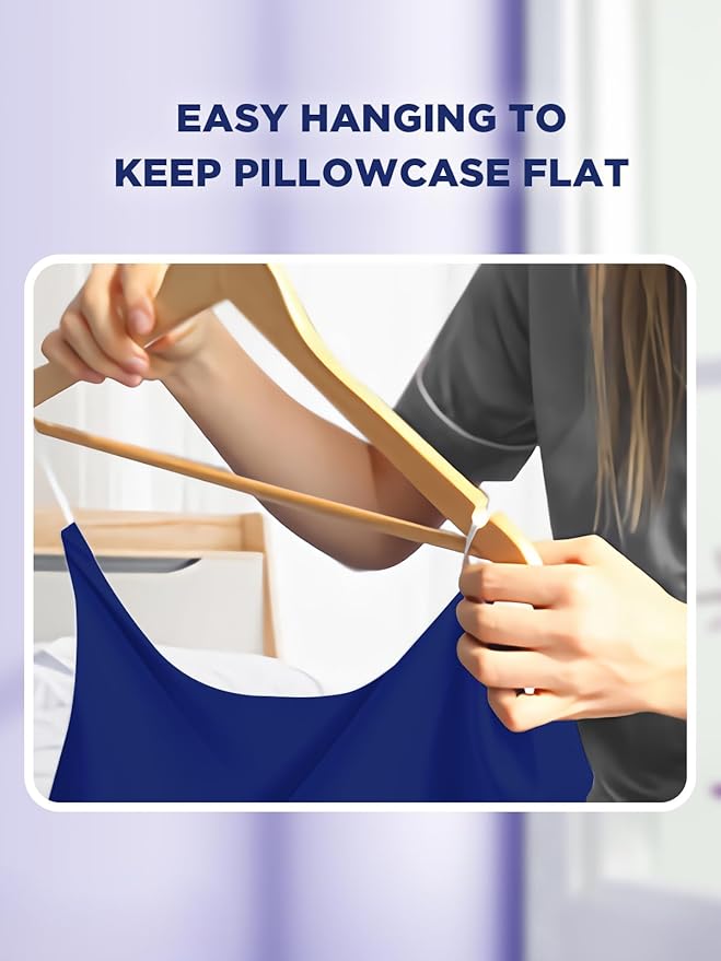 Mulberry Silk Pillowcase for Hair and Skin, SGMSILK 22 Momme Natural Silk Pillow Cases with Zipper, 6A Soft and Smooth Single Sided Pure Silk Pillow Cover (Royal Blue, Standard 20"x26")