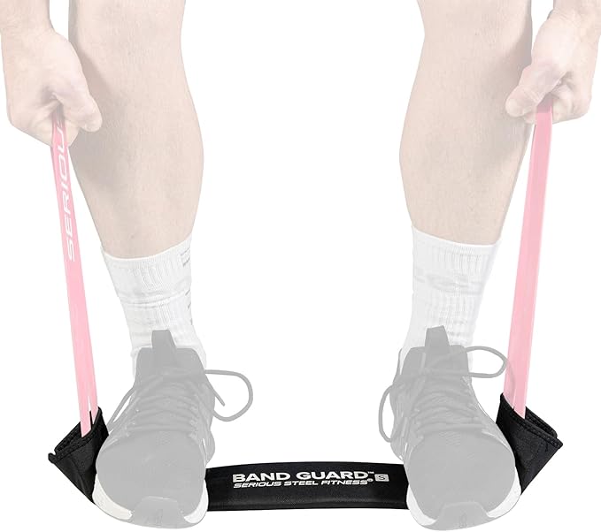 Serious Steel Fitness Band Guard - Protective Sleeve for Resistance Bands (Bands NOT Included) Protect Your Resistance Bands from The Ground, Concrete and Sharp Edges