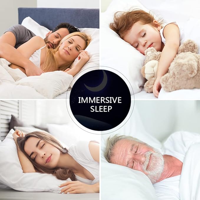 Mulberry Silk Pillow Cases Standard Size, Silk Pillowcase for Hair and Skin, Both Sides Natural Silk Satin Pillowcase for Sleeping Women with Zipper, Gifts for Women Men, Mood Indigo