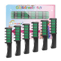 New Hair Chalk Comb Temporary Hair Color Dye for Girls Kids with Light Color Hair, Washable Hair Chalk for Girls Age 4 5 6 7 8 9 10 Birthday Cosplay DIY, St. Patrick's Day (Green)