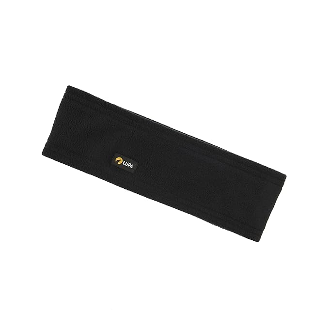 Lupa Unisex Triple-Layer Micro Fleece Headband & Ear Warmer - Black