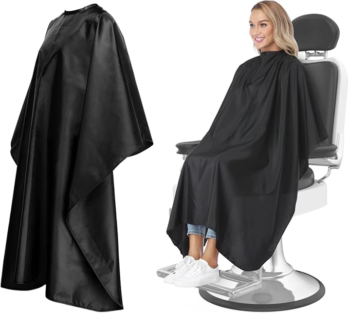 Professional Salon Barber Cape for Men/Women - Hairdressing Waterproof Hair Cutting Cape with Adjustable Snap Closure,Salon Equipment for Hair Stylist and Home Use,cutting capes for hairstylist
