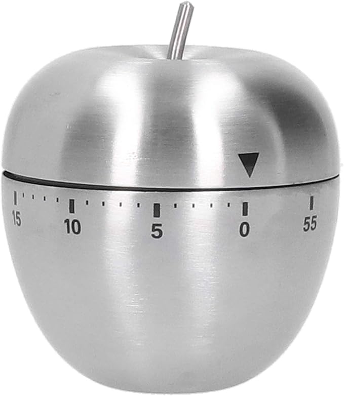 fruit Shaped Timer Stainless Steel Mechanical Cooking Countdown Alarm Timer Kitchen Reminder for Hair Color Processing , Kitchen Timer , Cooking , Baking , Kitchen Timer , fruit Shaped Timer Stainless