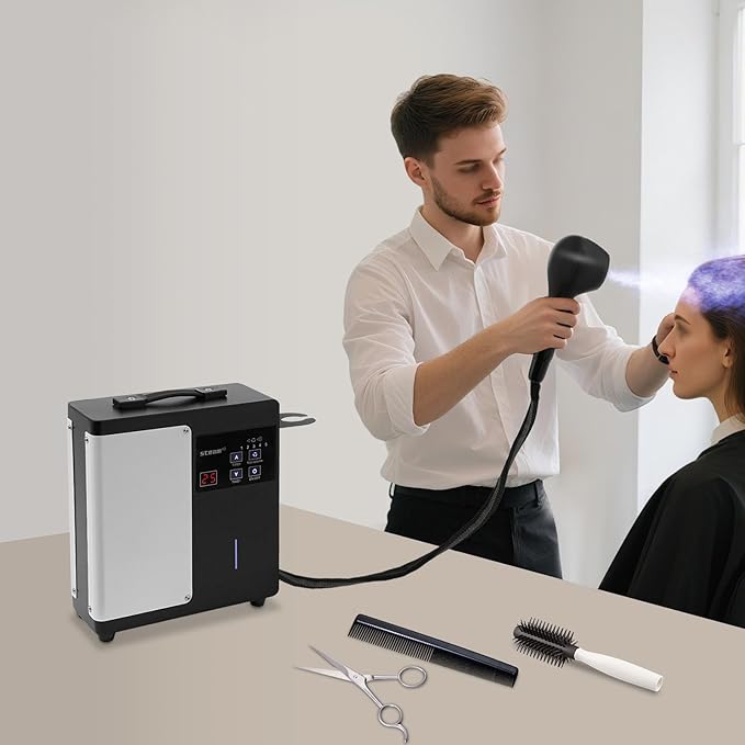 Professional Nano Hair Steamer,Micro Mist Hair Care Sprayer with Digital Display,Nano Spray Hair Care Machine for Salon & Home Use