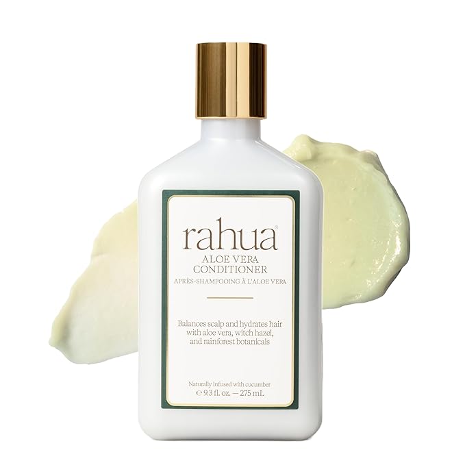 Rahua Aloe Vera Conditioner, Vegan Clarifying Conditioner for Women, Color Safe Hair Care with Aloe Vera, Cucumber Extract, Witch Hazel Oil, Sulfate Free, Soothes Dry Scalp, 9.3 Fl Oz