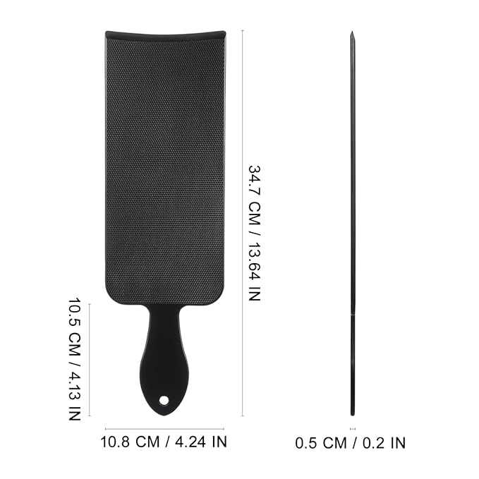 1pc Balayage Highlighting Board: Hair Coloring Paddle Hairstylist Dye Tinting Applicator without Teeth - Chemistry Application Highlighter Cosmetology Supplies for Barber Salon, 13.66 Inch