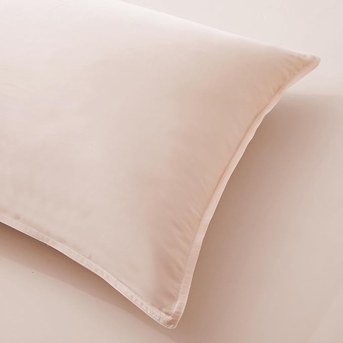 King Envelope Pillowcase Set | 100% Viscose Made from Bamboo | Organically Grown| Ultra Soft | Cooling | 2pcs [Vintage Pink]