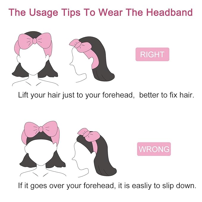 Casoty 6 Pcs Hairband, Soft Coral Fleece Makeup Headband, One Size Fits All Material, Good Elasticity, Wide Application for Washing Face, Yoga, Halloween