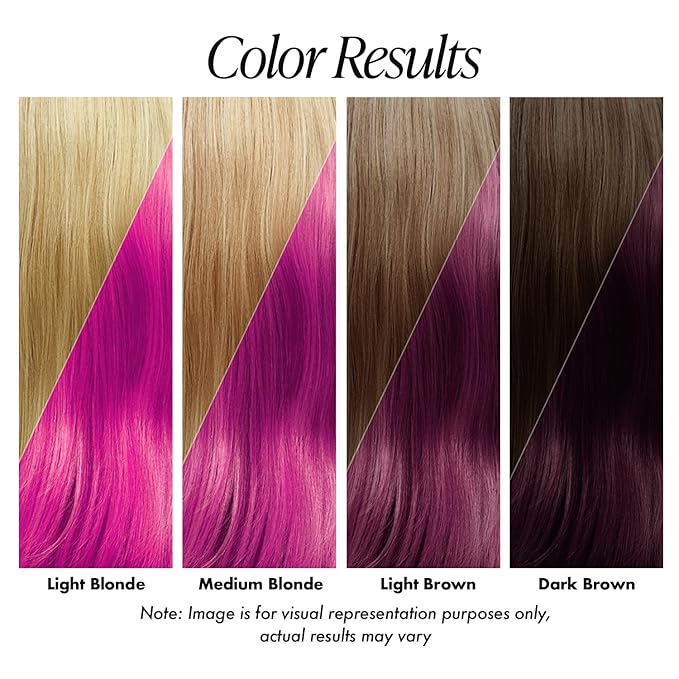 Adore Semi Permanent Hair Color (140 Neon Pink) | Vegan & Cruelty-Free Pink Hair Dye | No Ammonia, No Peroxide, No Alcohol | 4 Fl Oz (Pack of 1)
