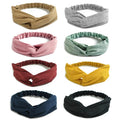 Elastic Knotted Headbands for Women Cloth Head Hair Bands for Women's Hair Non Slip Boho Wrap Twisted Hair Accessories