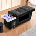 Professional Beauty Salon Shampoo Bed Head Spa Equipment with Water Circulation,Steamer,Shampoo Chair Luxury Head Care SPA Shampoo Bed (Black)