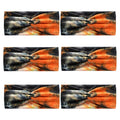 6 Pcs Wide Headbands for Women, Boho Tie Dye Headbands, Soft Fashion Headbands, Hair Bands for Daily Workout Yoga, Z-CC