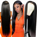 13x6 HD Lace Front Wigs Straight Human Hair Wigs 230% Density Straight Lace Front Wigs Human Hair with Baby Hair Brazilian Virgin Human Hair Wigs for Women 20 Inch