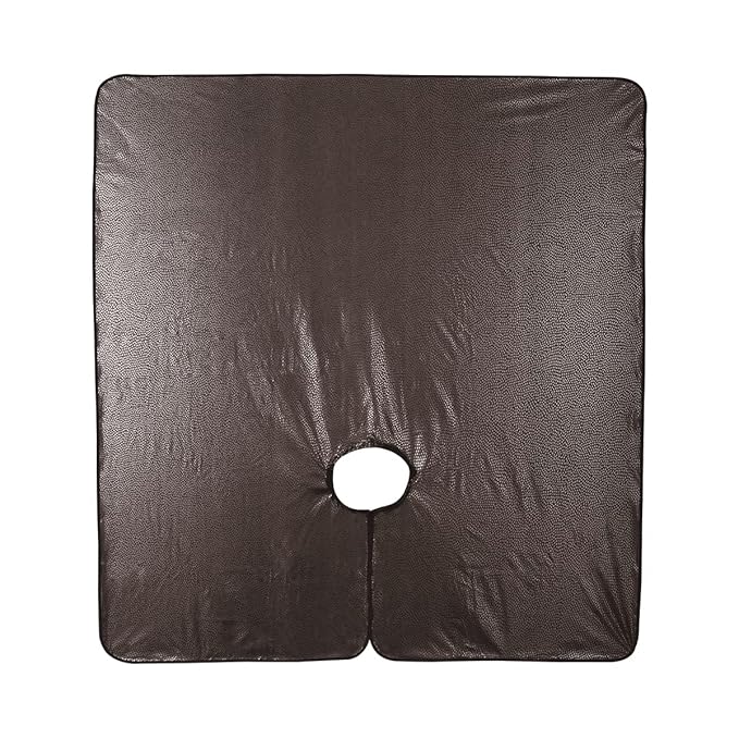 Cricket Encore All Purpose Professional Salon Cape - Waterproof, Bleach Proof, Adjustable Neck - Extra-Large Coverage, White Gold
