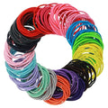 200 Pcs 2mm Elastic Hair Ties Colorful Rubber Bands For Hair Pony Ponytail Holders Hair Ties 2mm In 20 Colors Elastic Bands For Women, Girls, Medium To Thick And Curly Hair