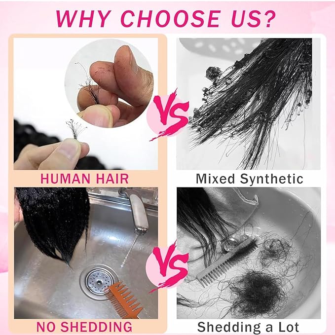 Clip in Hair Extensions Real Human Hair 125g Burgundy Real Hair Extensions Human Hair Clip ins 8pcs 18clips Double Weft Human Extensions for Women Hair Loss and Thinning Hair