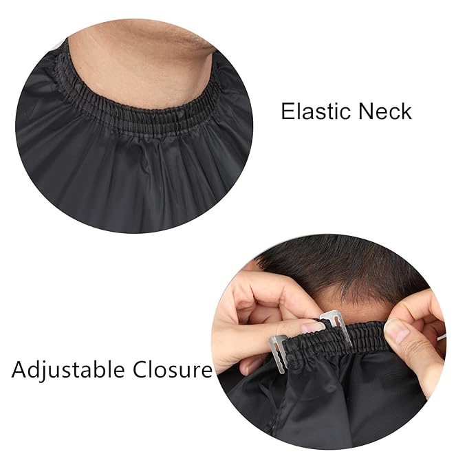 Barber Cape,Professional Salon Hair Cutting Cape,56x63 inches Large Hairdresser Cape for Haircut,Coloring,Makeup,Styling