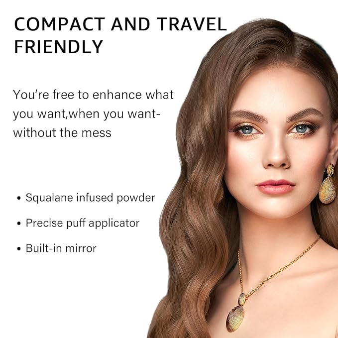 Root Touch Up Hair Color Powder For Concealing Hair Loss and Thinning, Gray Hair Shadow Powder Root Cover Up Hairline Powder For Women Men Eyebrows, Beard Line (Dark Blonde, 0.14 Ounce)