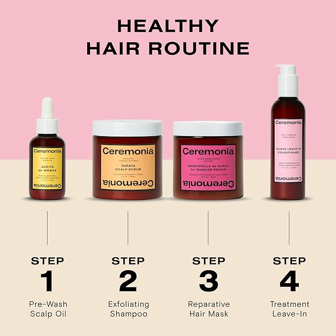 Ceremonia The Spaliday Kit Ultimate Hair Spa Bundle for Frizz Control & Damage Repair