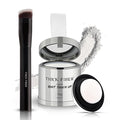 THICK FIBER Root Touch Up Powder with Brush – Covers Grey Roots, Thinning Hair & Bald Spots – Sweat & Water Resistant for Men & Women (white, 0.35 Ounce (Pack of 1))