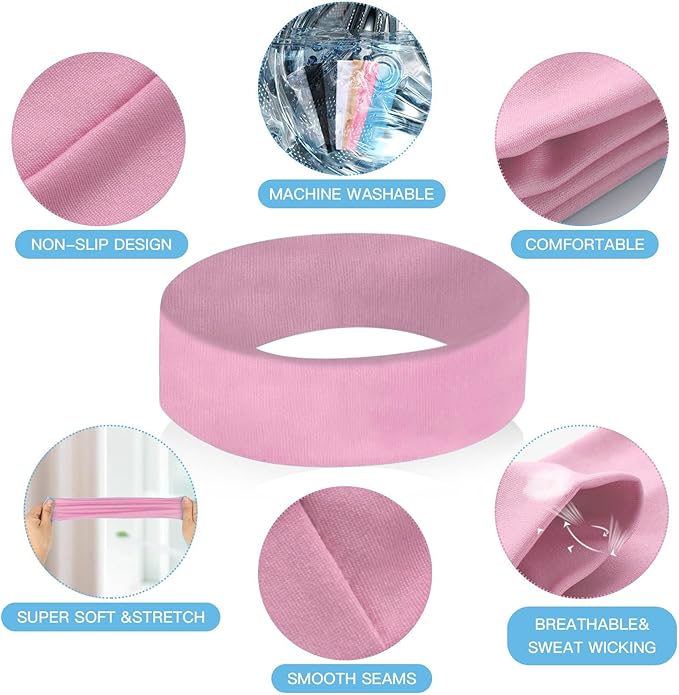 8 Pcs Headbands for Women's Hair, Fashion Hair Bands for Women Soft Elastic Ladies Headband Yoga Gym Hair Accessories