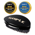 Curved 360 Wave Brush For Men - Medium Hard Palm Brush for Laying Down 360 Waves Made with Natural Boar Bristle and Wood Easy to Hold - Strong Hold Travel Size Wave Pomade Greasy 360 Layer Hair Waves